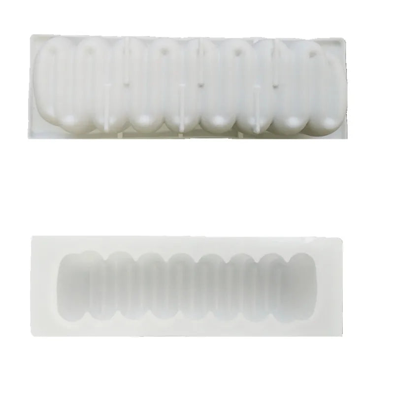 Moule Silicone 3D Bûche – Glaces et Entremets
