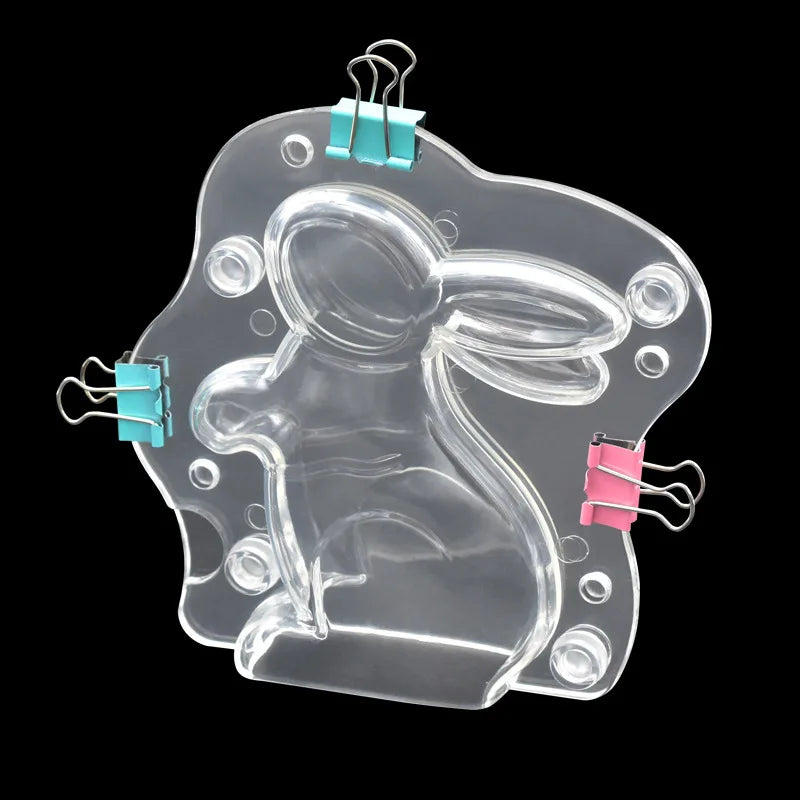 Moule 3D Lapin de Pâques – Moule à Gâteau, Chocolat ou Fondant