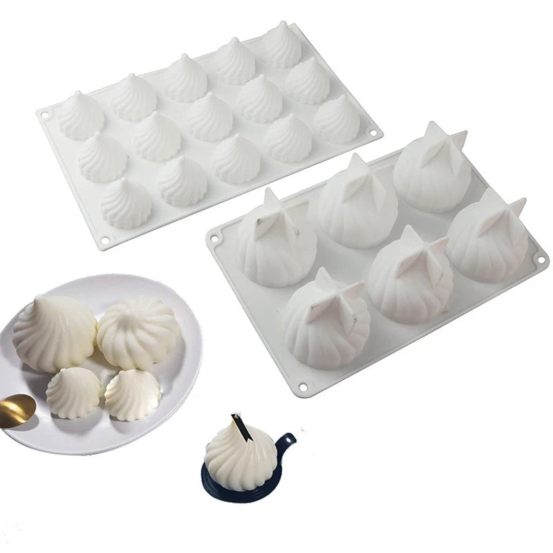 Moule Silicone 3D Spirale “Oignon Trompe-l’œil”
