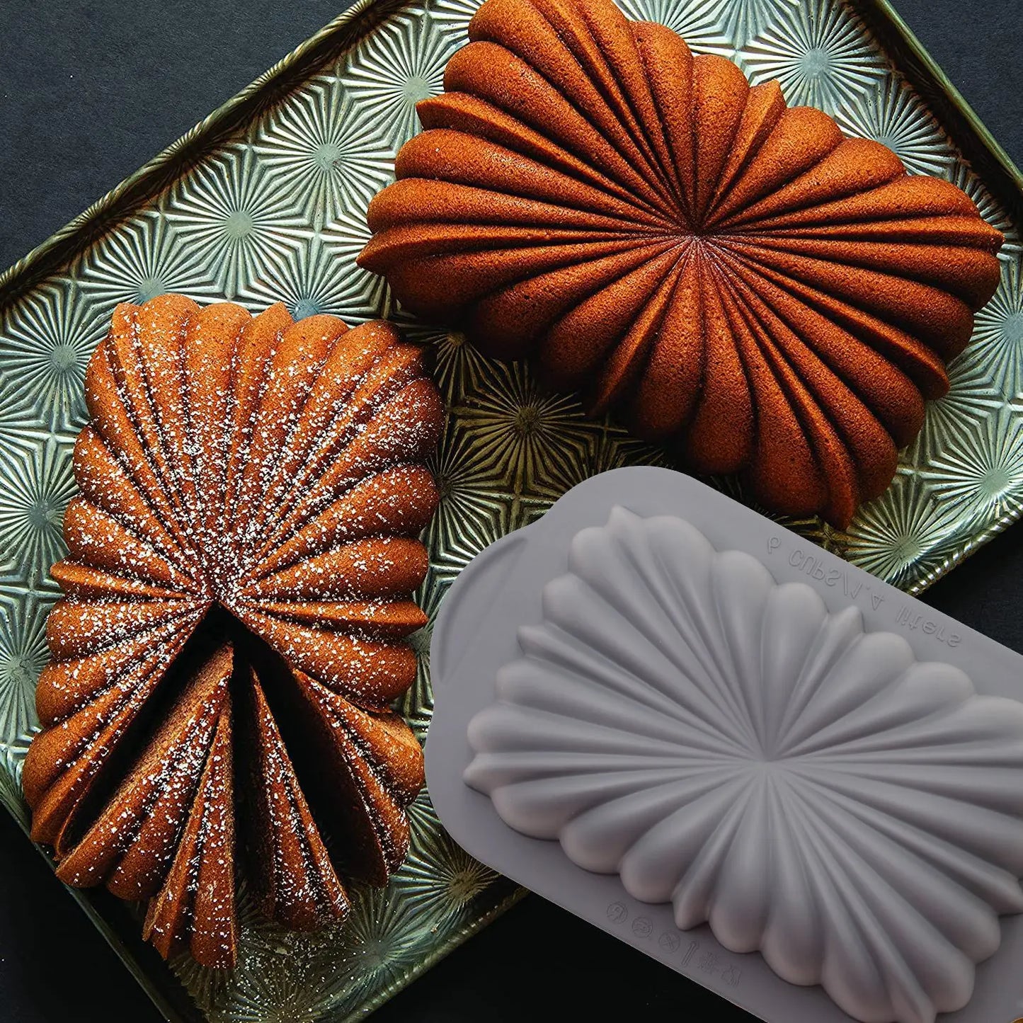 Moule à Gâteau Silicone – Design Fleur Rectangulaire