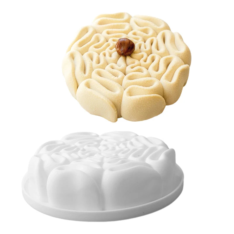 Moule Silicone Fleur & Texture Glacée