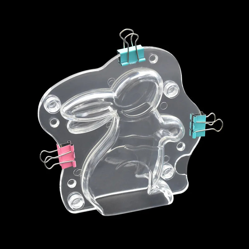 Moule 3D Lapin de Pâques – Moule à Gâteau, Chocolat ou Fondant