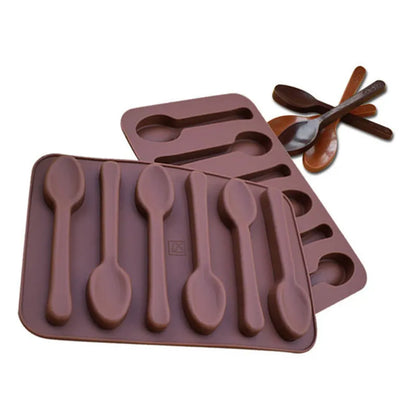 Moule Silicone Cuillères 3D – Créations Comestibles