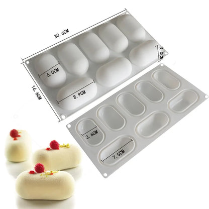 Moule Silicone Ovale – Moule à Mousse & Cheesecake