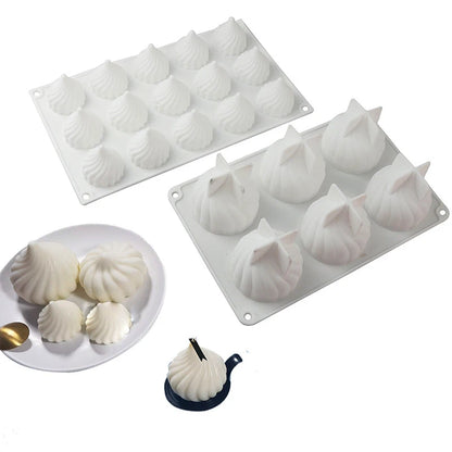Moule Silicone 3D Spirale “Oignon Trompe-l’œil”