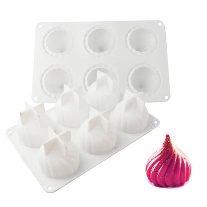 Moule Silicone 3D Spirale “Oignon Trompe-l’œil”
