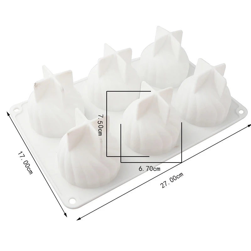 Moule Silicone 3D Spirale “Oignon Trompe-l’œil”