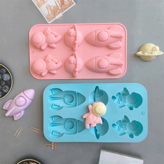 Moule en Silicone Astronautes & Fusées