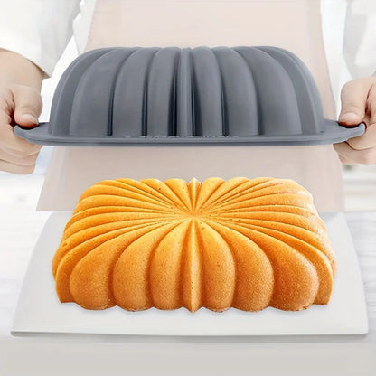 Moule à Gâteau Silicone – Design Fleur Rectangulaire