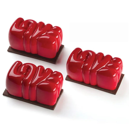 Moule Silicone 3D Lettres « LOVE » – 6 Cavités