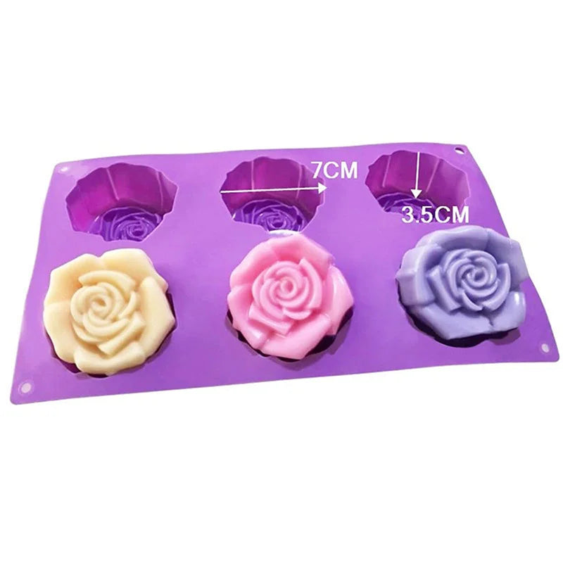 Moule Silicone Fleur, 6 Cavités
